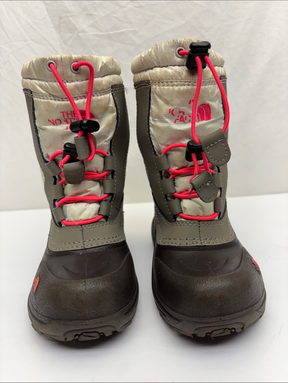 The North face waterproof boots, size 10 for toddler girl, box 74